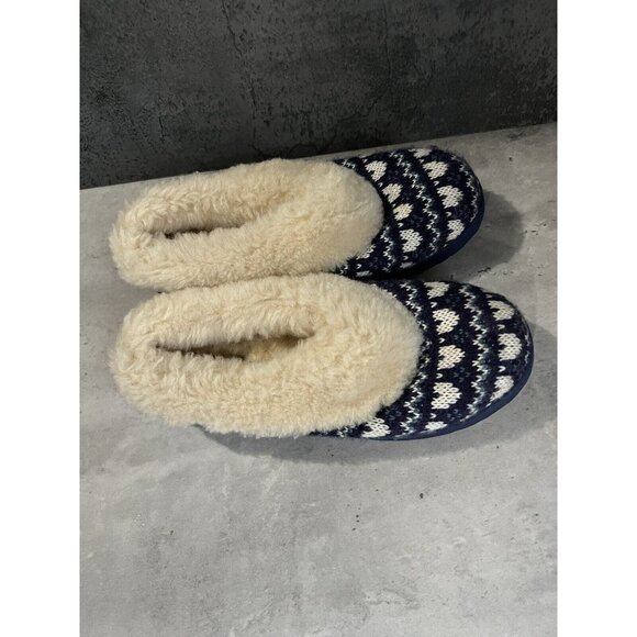 Women’s Ugg blue heart slip Ons shearling fur Lined Clogs size 6 - Picture 14 of 16